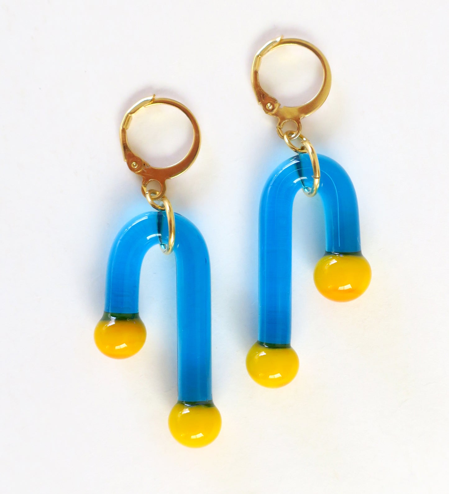 Aretes Caída brillante