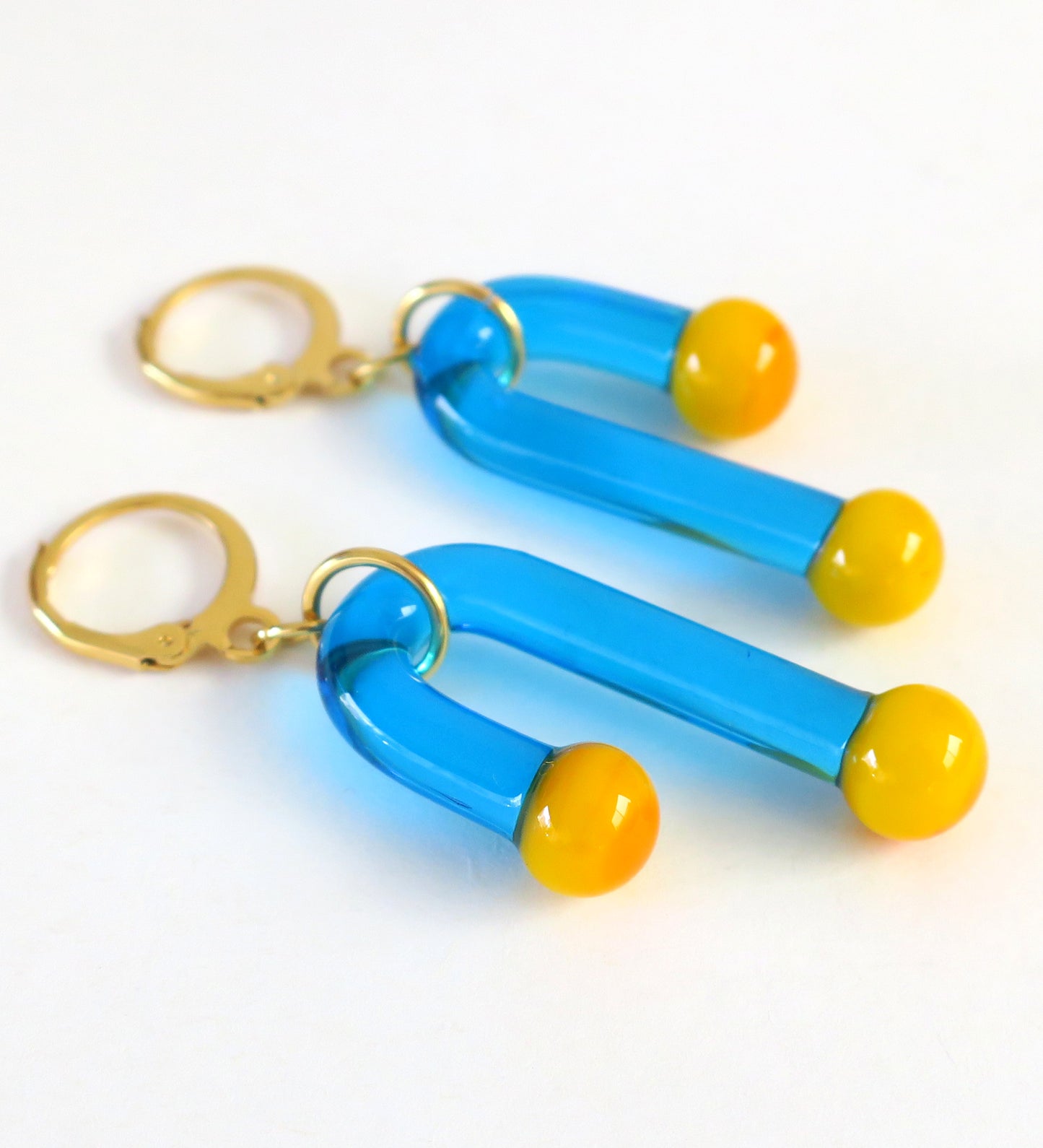 Aretes Caída brillante