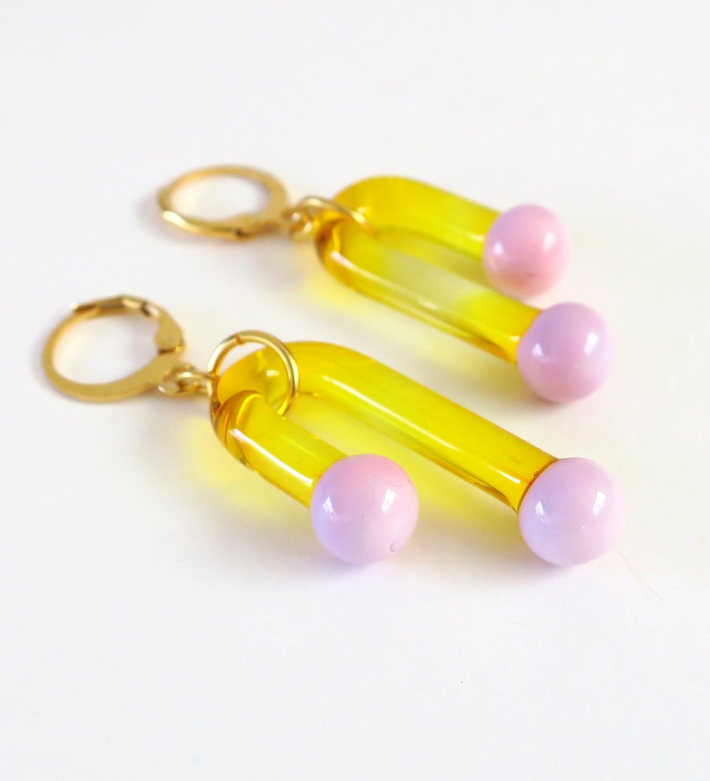 Aretes Caída brillante