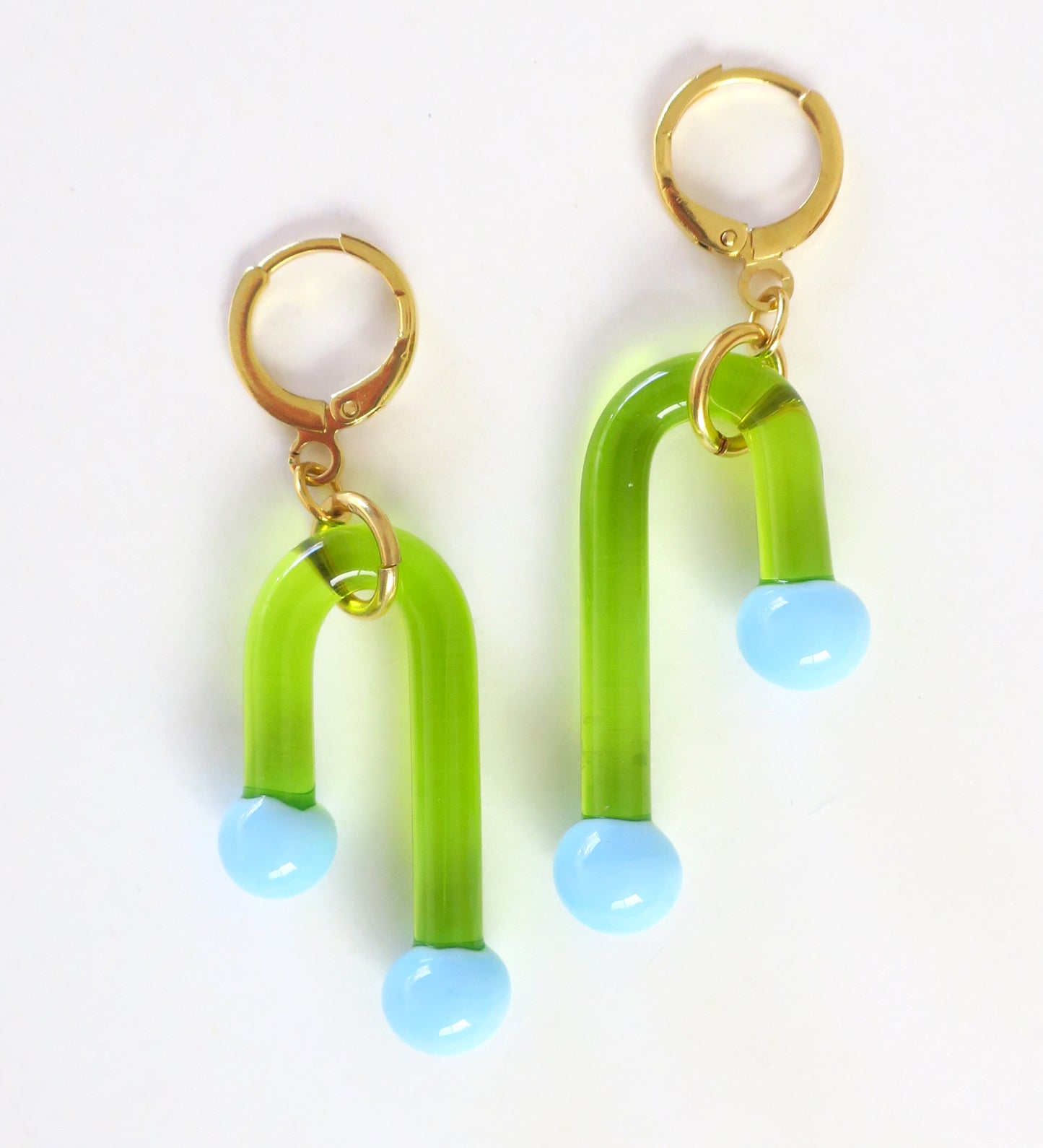 Aretes Caída brillante