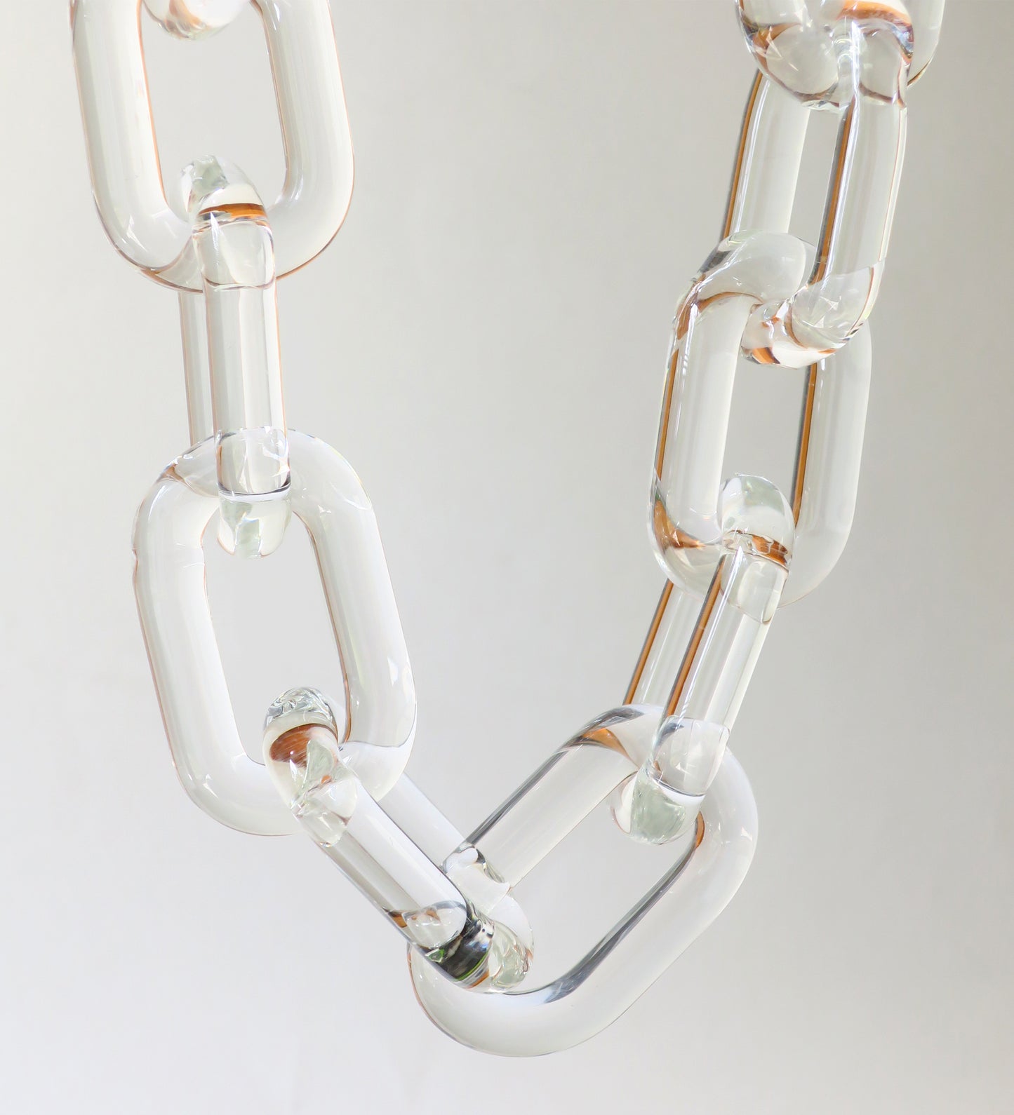 Cadena Chunky de Vidrio