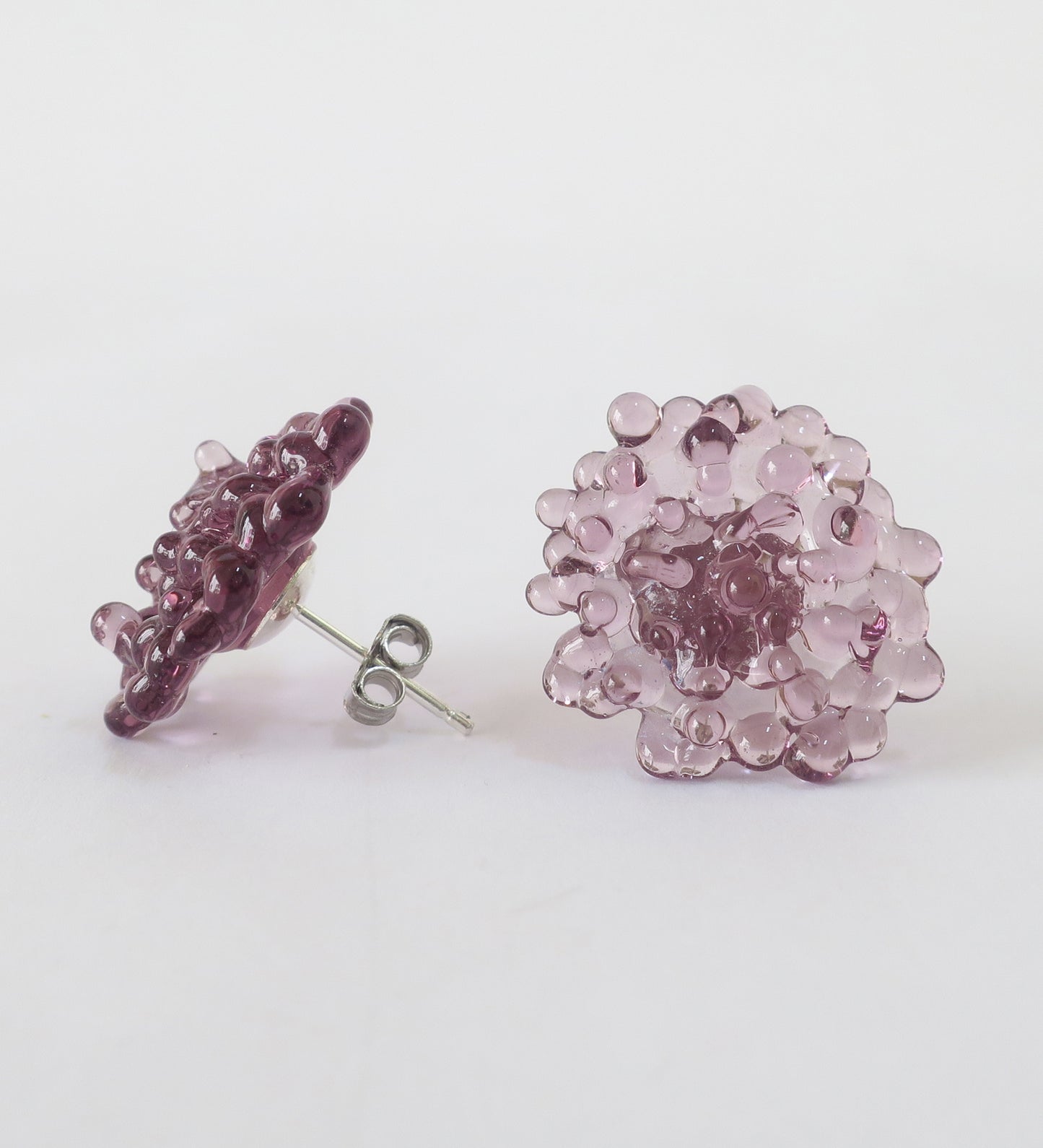 Foam earrings.