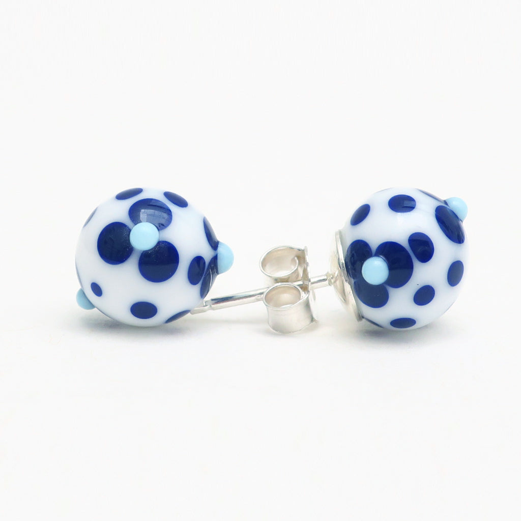 Aretes tipo Talavera de Cristal de Murano