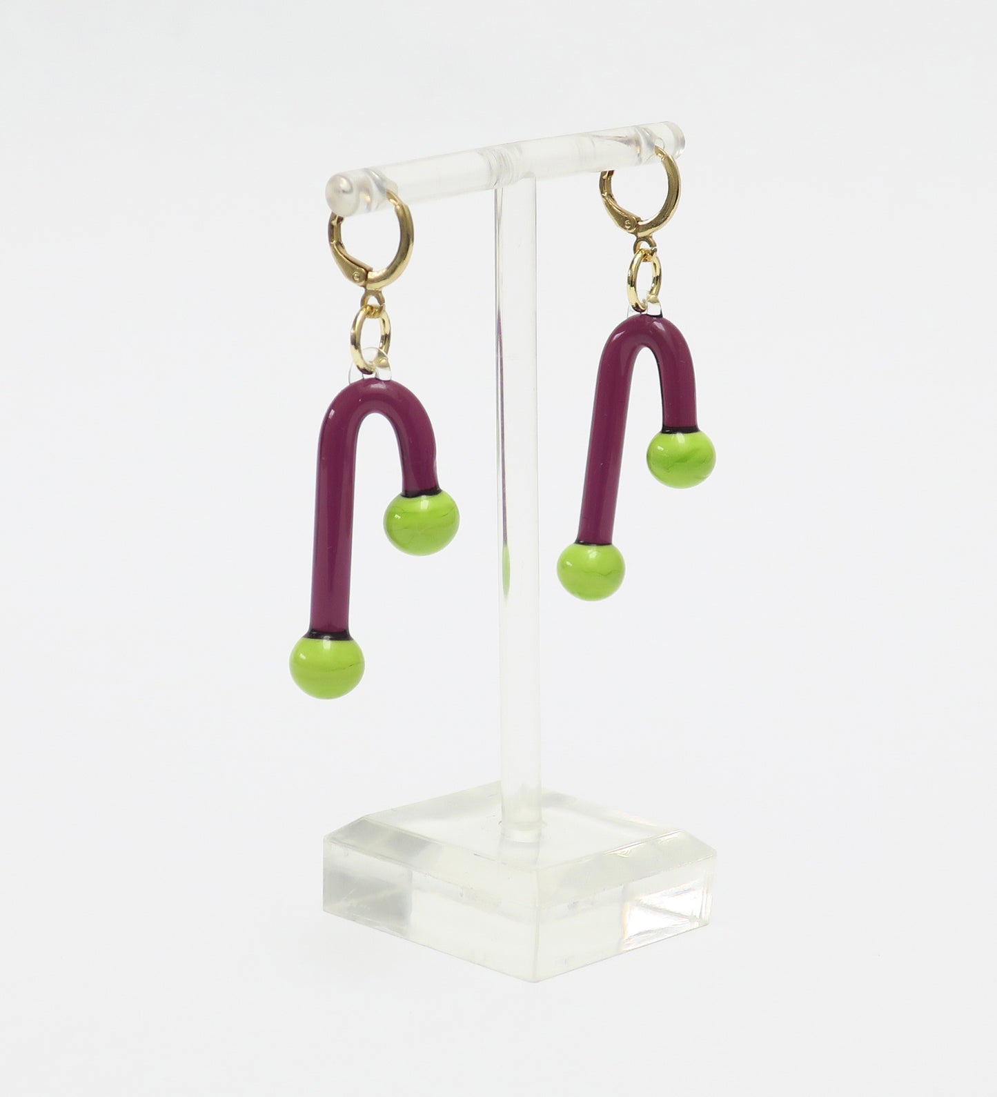 Aretes Caída brillante