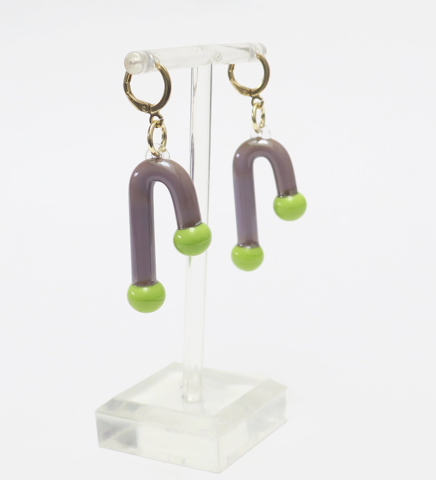Aretes Caída brillante